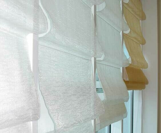 Изготовление подъемного карниза для римских штор. Пошив риских штор в Курске и установка. Римские шторы в Курске "Парус"